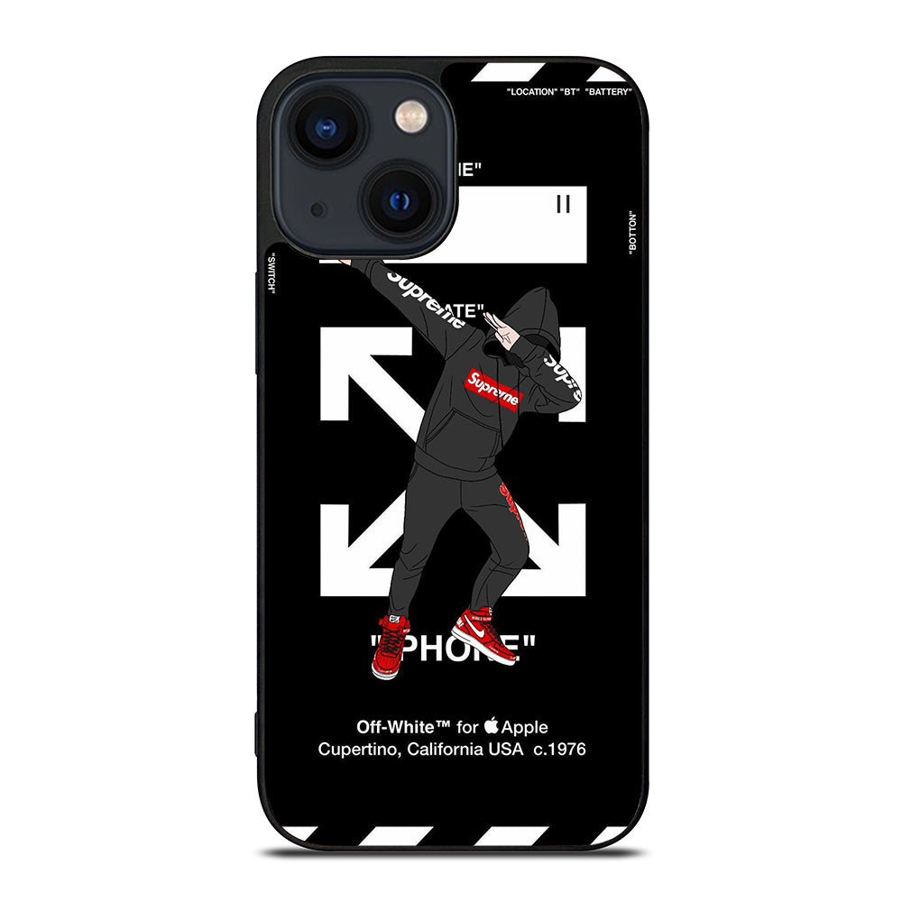 Off White Supreme Apple iPhone 14 Plus Case