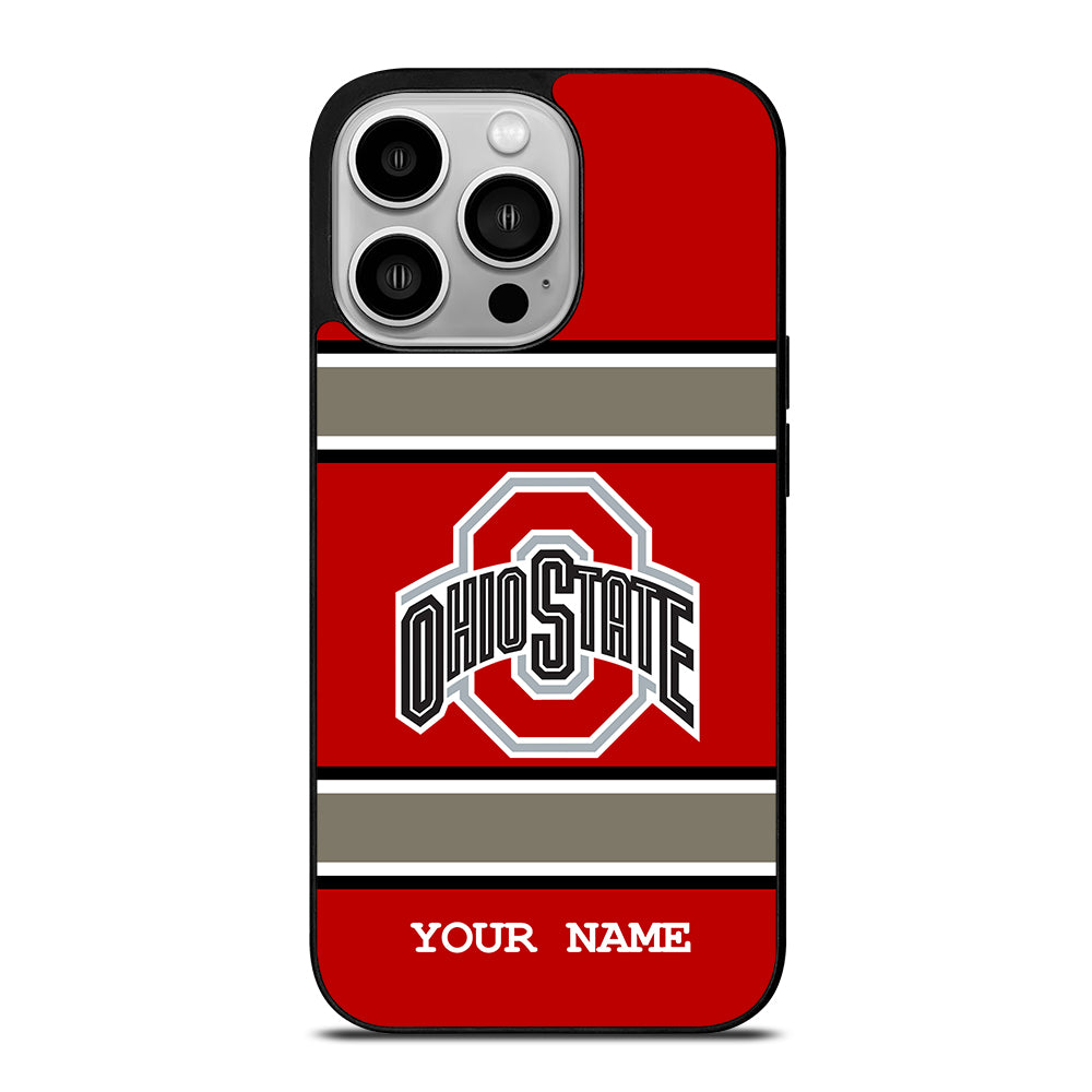 Ohio State Buckeyes Custom Your Name iPhone 14 Pro Case