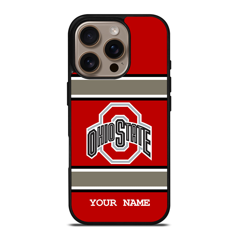 Ohio State Buckeyes Custom Your Name iPhone 16 Pro Case