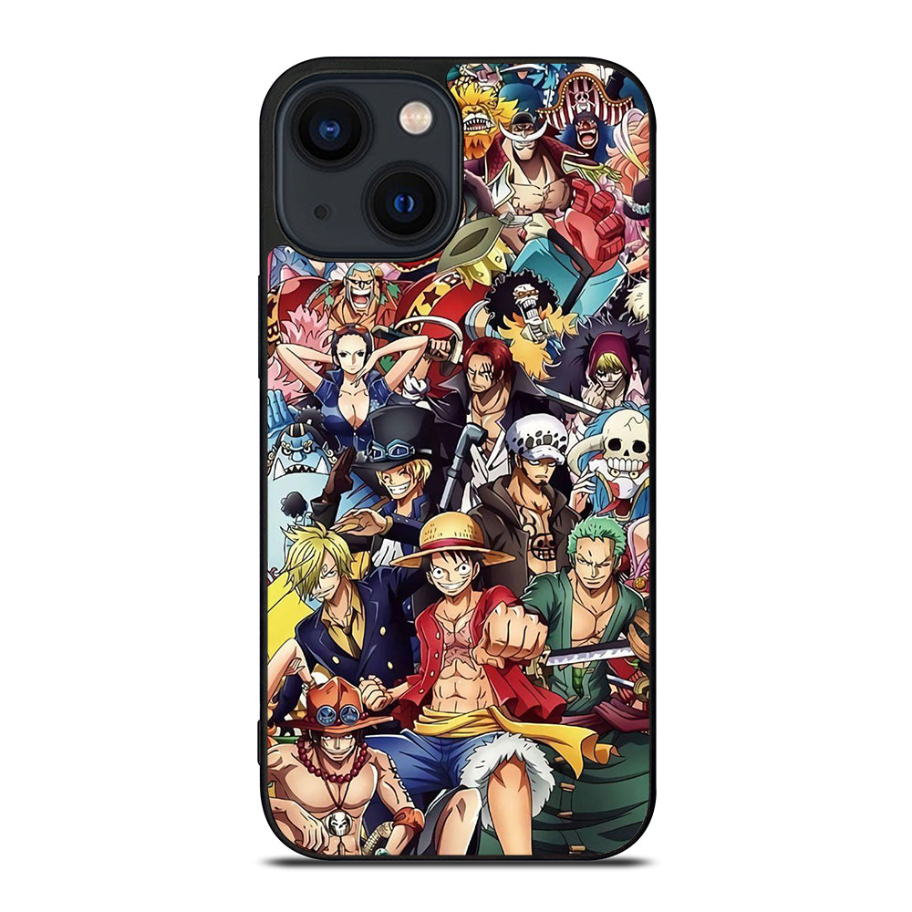 One Piece Luffy Collage iPhone 14 Plus Case