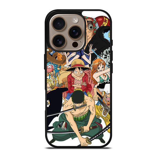 One Piece Luffy Print iPhone 16 Pro Case