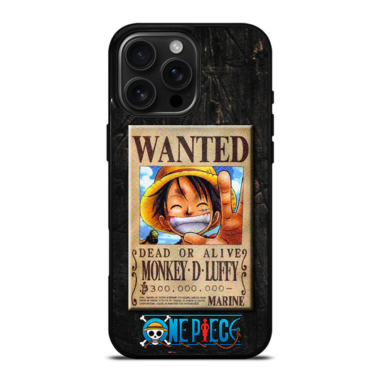 One Piece Wanted News iPhone 16 Pro Max Case