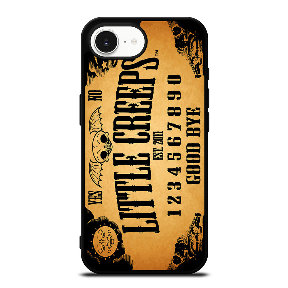 Ouija Board Good Bye iPhone 16e case black TPU silicone rubber protective cover by Casedear