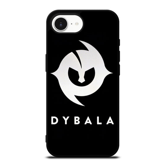 PAULO DYBALA SYMBOL iPhone 16e case black TPU silicone rubber protective cover by Casedear