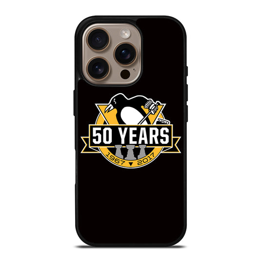 PITTSBURGH PENGUINS 50 YEARS iPhone 16 Pro Case