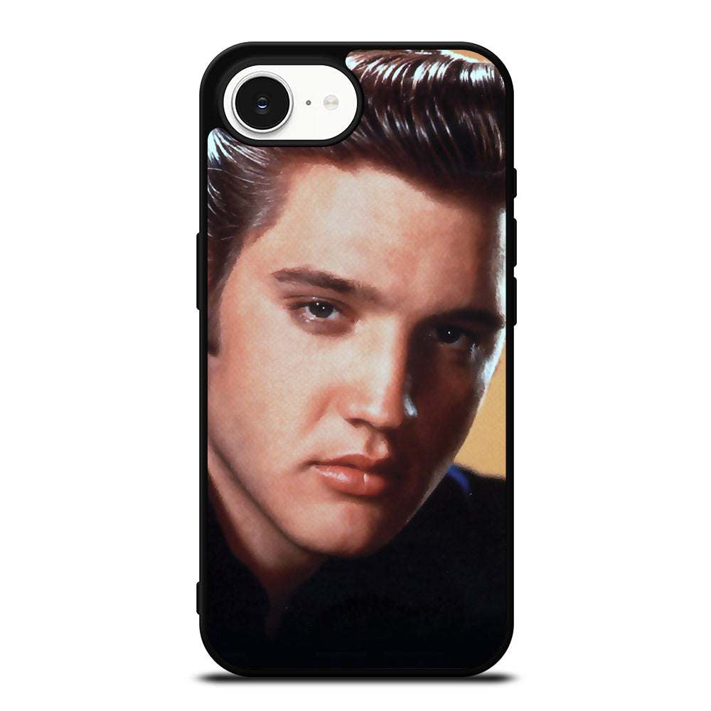 POMADE ELVIS PRESLEY iPhone 16e case black TPU silicone rubber protective cover by Casedear
