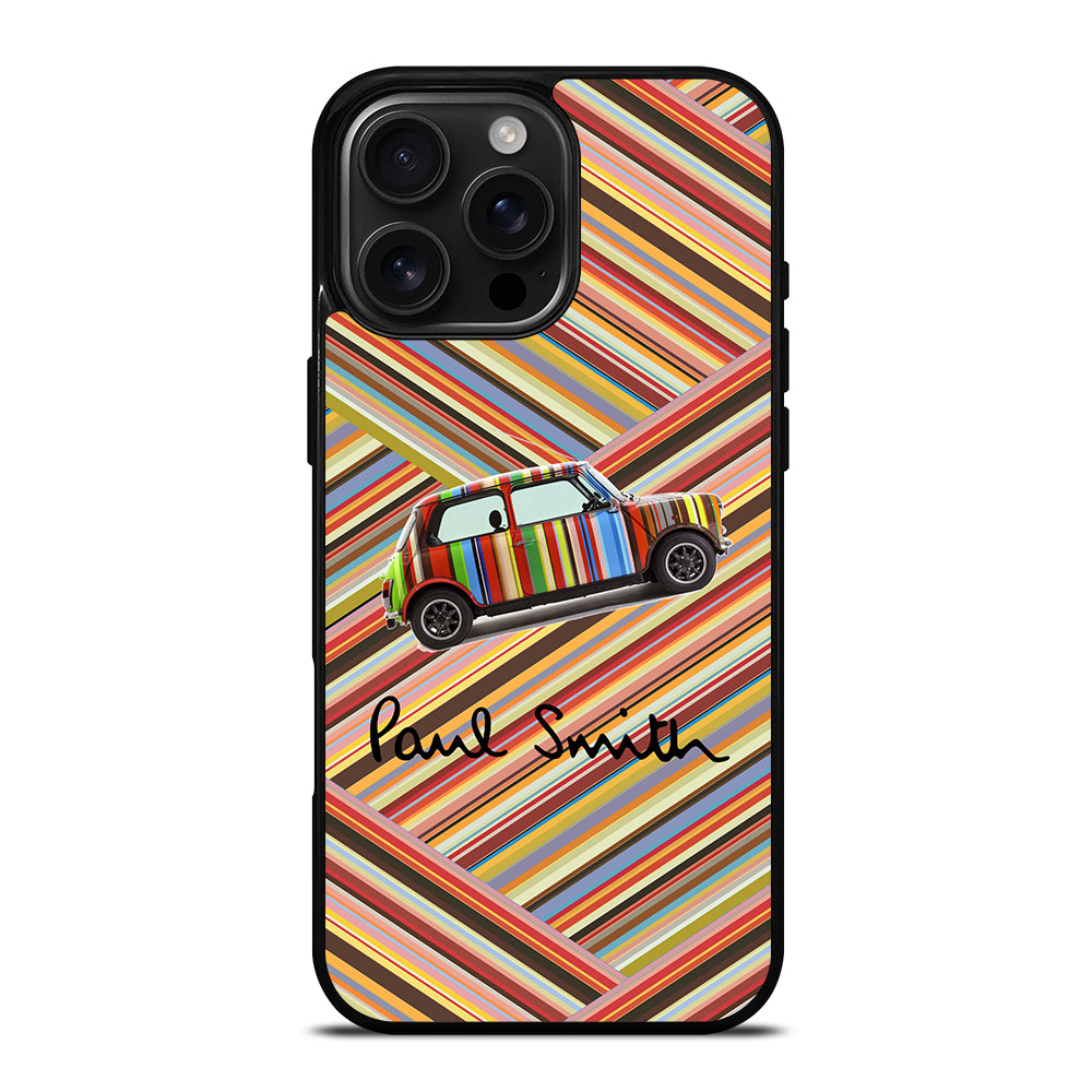 Paul Smith Mini Cooper Stripe iPhone 16 Pro Max Case