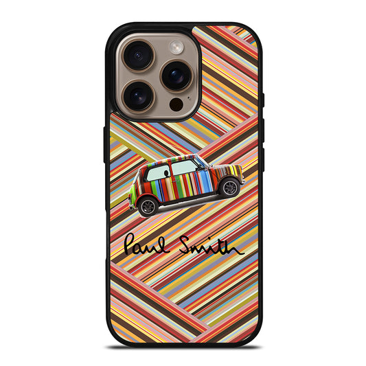 Paul Smith Mini Cooper Stripe iPhone 16 Pro Case