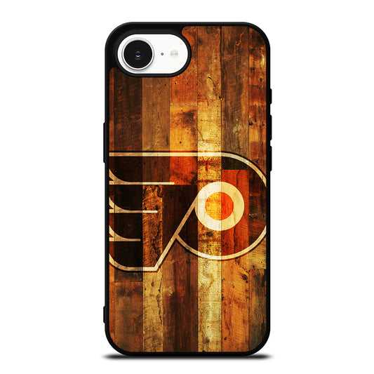 Philadelphia Flyers NHL iPhone 16e case black TPU silicone rubber protective cover by Casedear