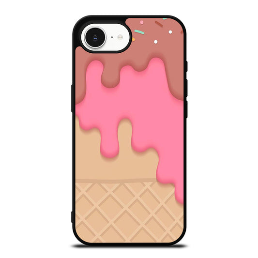 Pink Chocolate Best Image iPhone 16e case black TPU silicone rubber protective cover by Casedear
