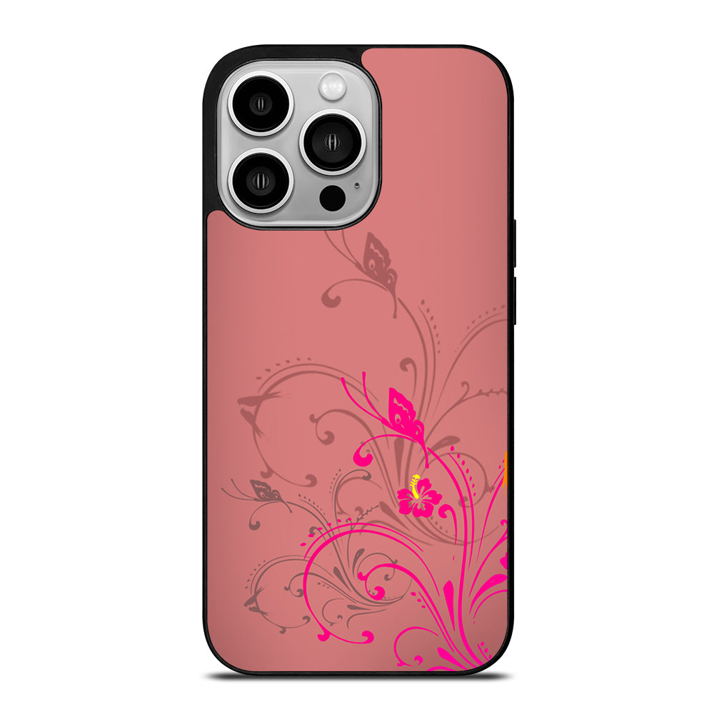 Pink Swirls iPhone 14 Pro Case