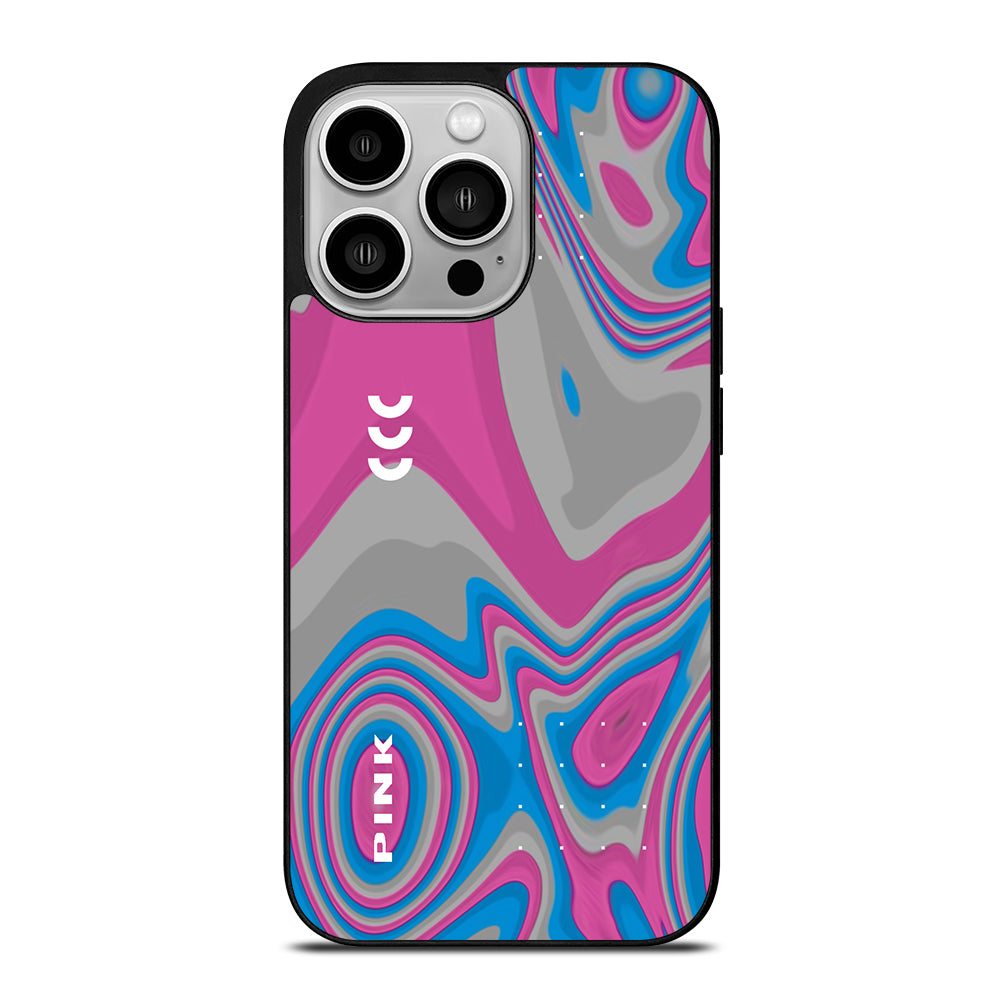 Pink Swirls Liquify iPhone 14 Pro Case