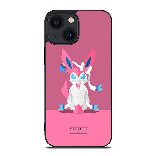 Pink Sylveon Pokemon iPhone 14 Plus Case