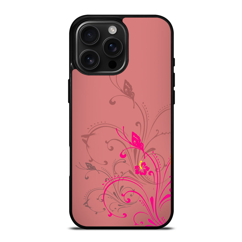 Pink Swirls iPhone 16 Pro Max Case