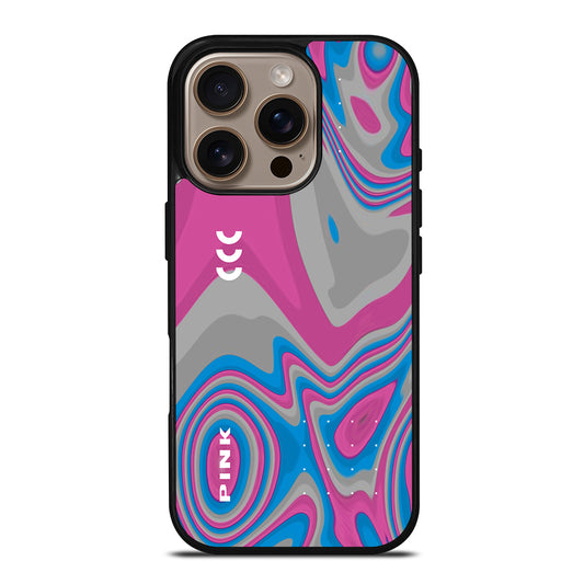 Pink Swirls Liquify iPhone 16 Pro Case