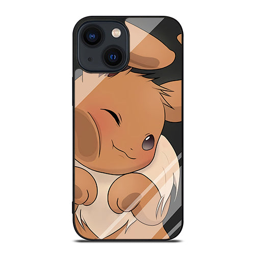 Pokemon Eevee Cute Face iPhone 14 Plus Case