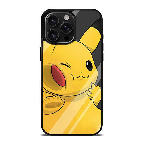 Pokemon Cute Eevee Pikachu iPhone 16 Pro Max Case