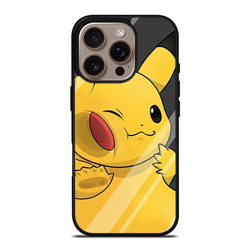 Pokemon Cute Eevee Pikachu iPhone 16 Pro Case