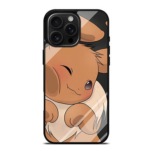 Pokemon Eevee Cute Face iPhone 16 Pro Max Case