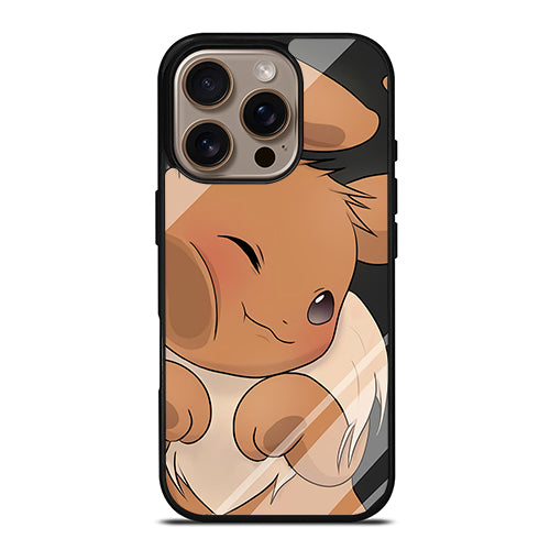 Pokemon Eevee Cute Face iPhone 16 Pro Case