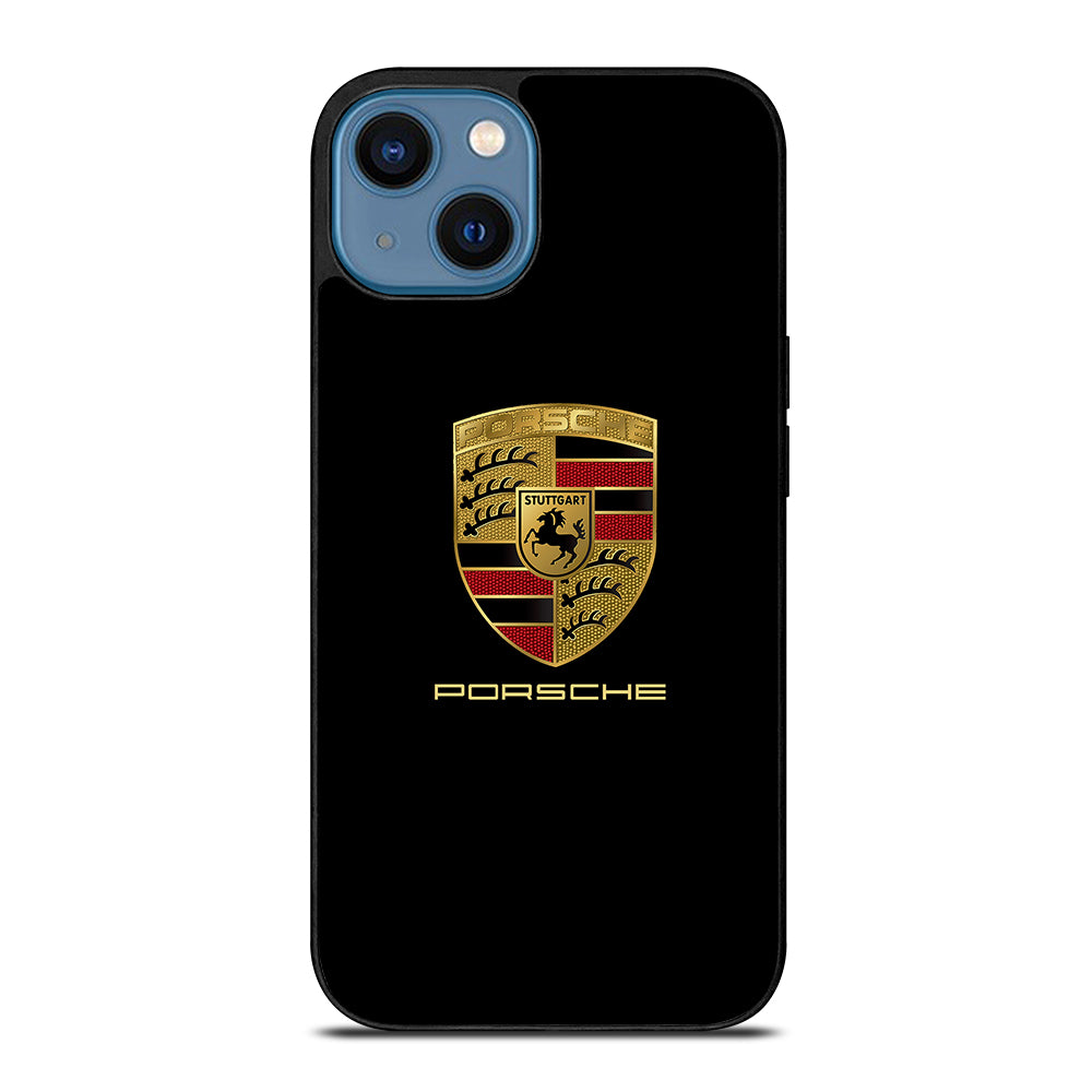 Porsche In Black Logo iPhone 14 Case
