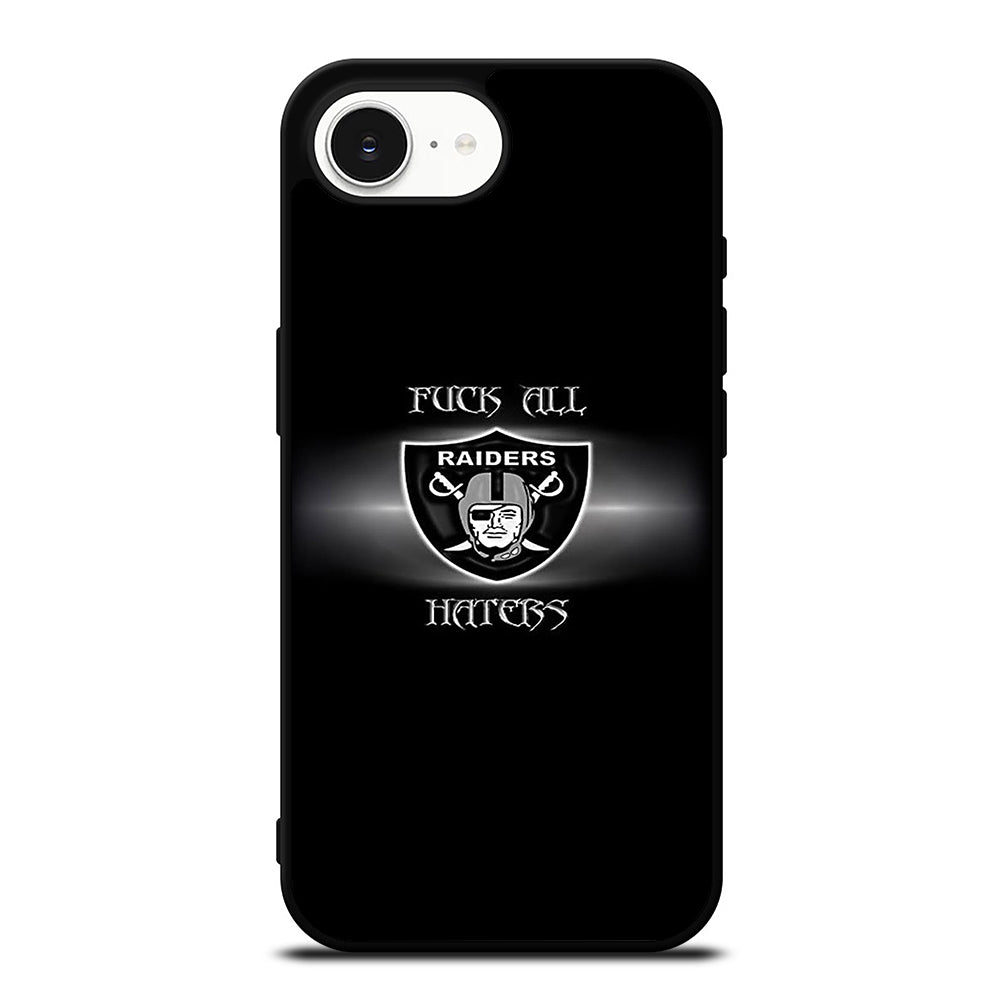 QUOTE FOR OAKLAND RIDERS HATERS iPhone 16e case black TPU silicone rubber protective cover by Casedear