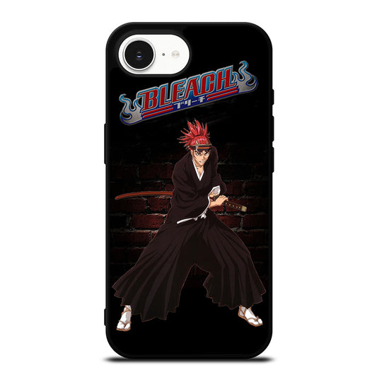RENJI BLEACH CHARACTER iPhone 16e case black TPU silicone rubber protective cover by Casedear