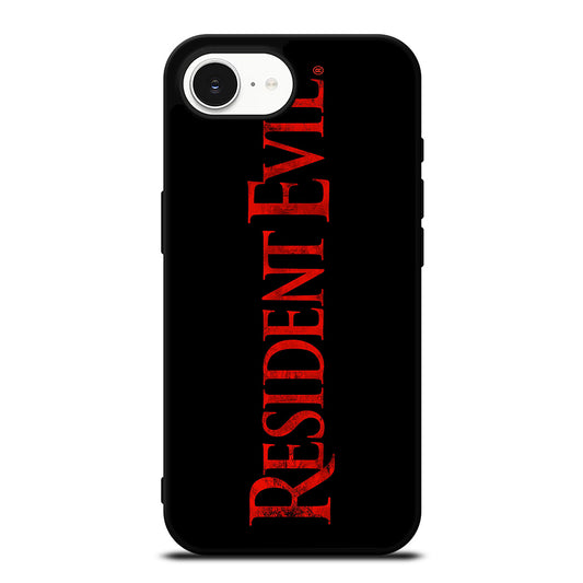 RESIDENT EVIL iPhone 16e case black TPU silicone rubber protective cover by Casedear