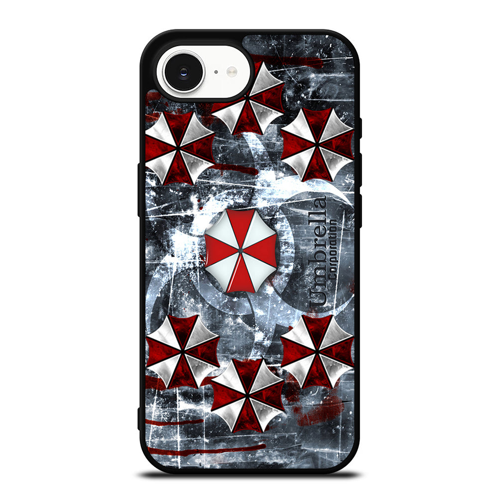 RESIDENT EVIL UMBRELLA iPhone 16e case black TPU silicone rubber protective cover by Casedear