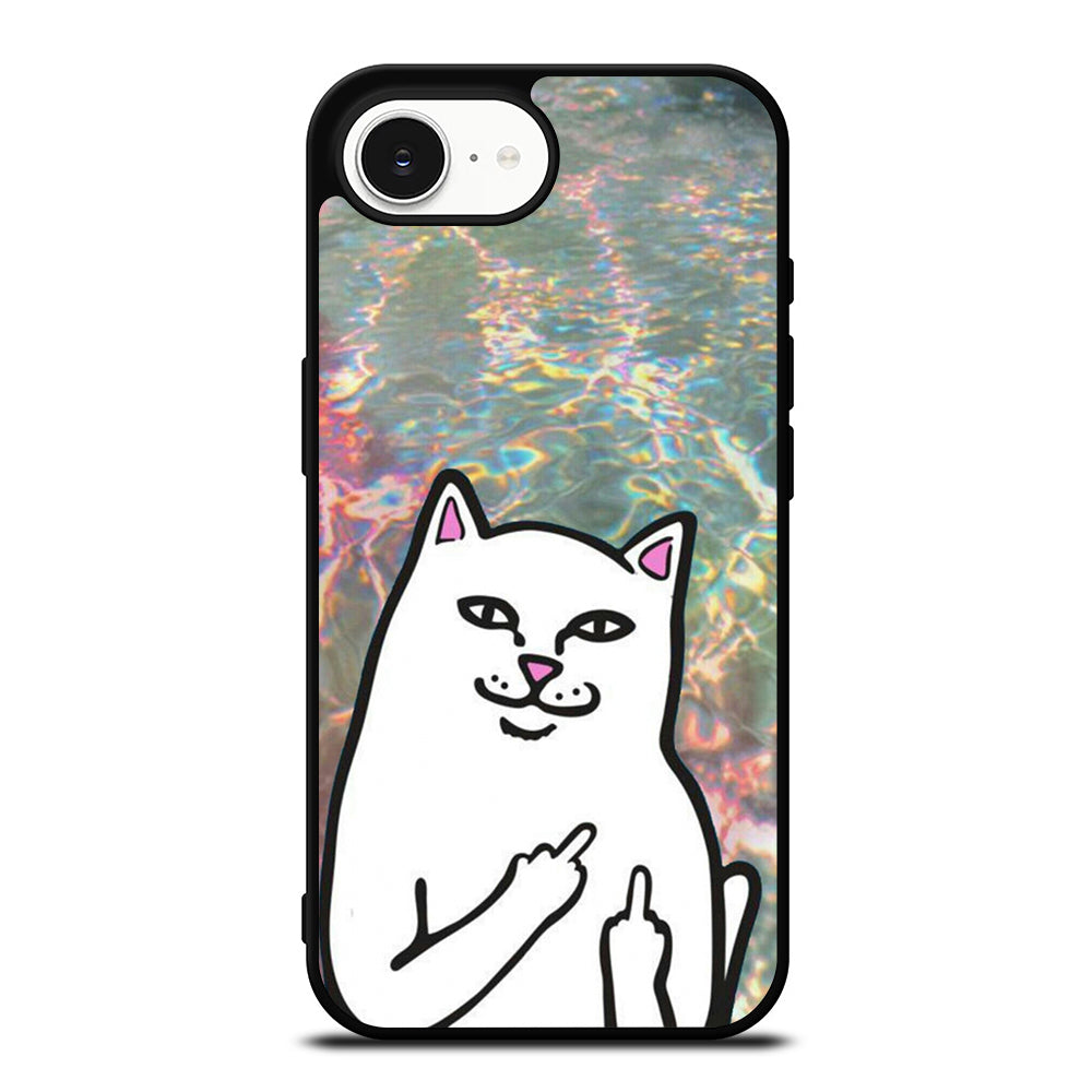 RIPNDIP WALLPAPER iPhone 16e case black TPU silicone rubber protective cover by Casedear
