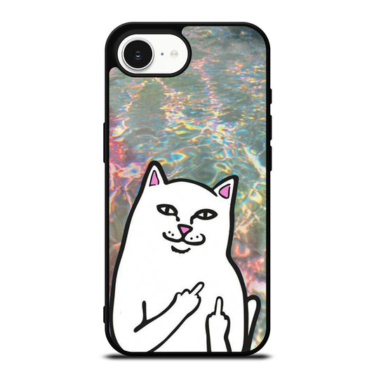 RIPNDIP WALLPAPER iPhone 16e case black TPU silicone rubber protective cover by Casedear