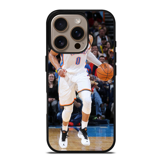 RUSSELL WESTBROOK DRIBLE iPhone 16 Pro Case