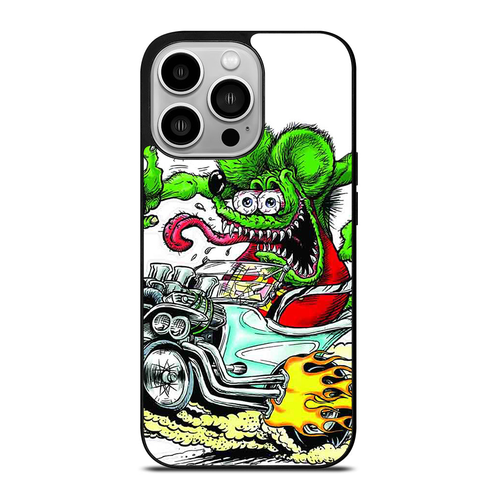 Rat Fink Hot Muscle Car Wheal iPhone 14 Pro Case