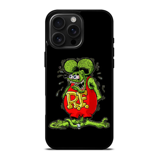 Rat Fink Big Daddy Ed Pose iPhone 16 Pro Max Case