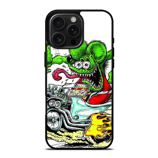 Rat Fink Hot Muscle Car Wheal iPhone 16 Pro Max Case