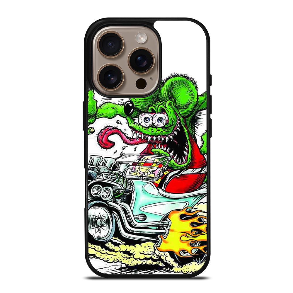 Rat Fink Hot Muscle Car Wheal iPhone 16 Pro Case