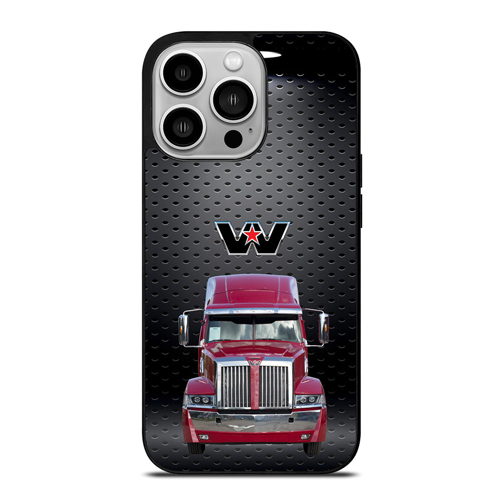 Red Western Star Truck iPhone 14 Pro Case