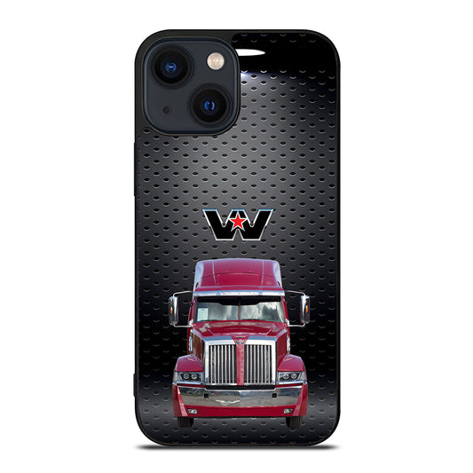 Red Western Star Truck iPhone 14 Plus Case