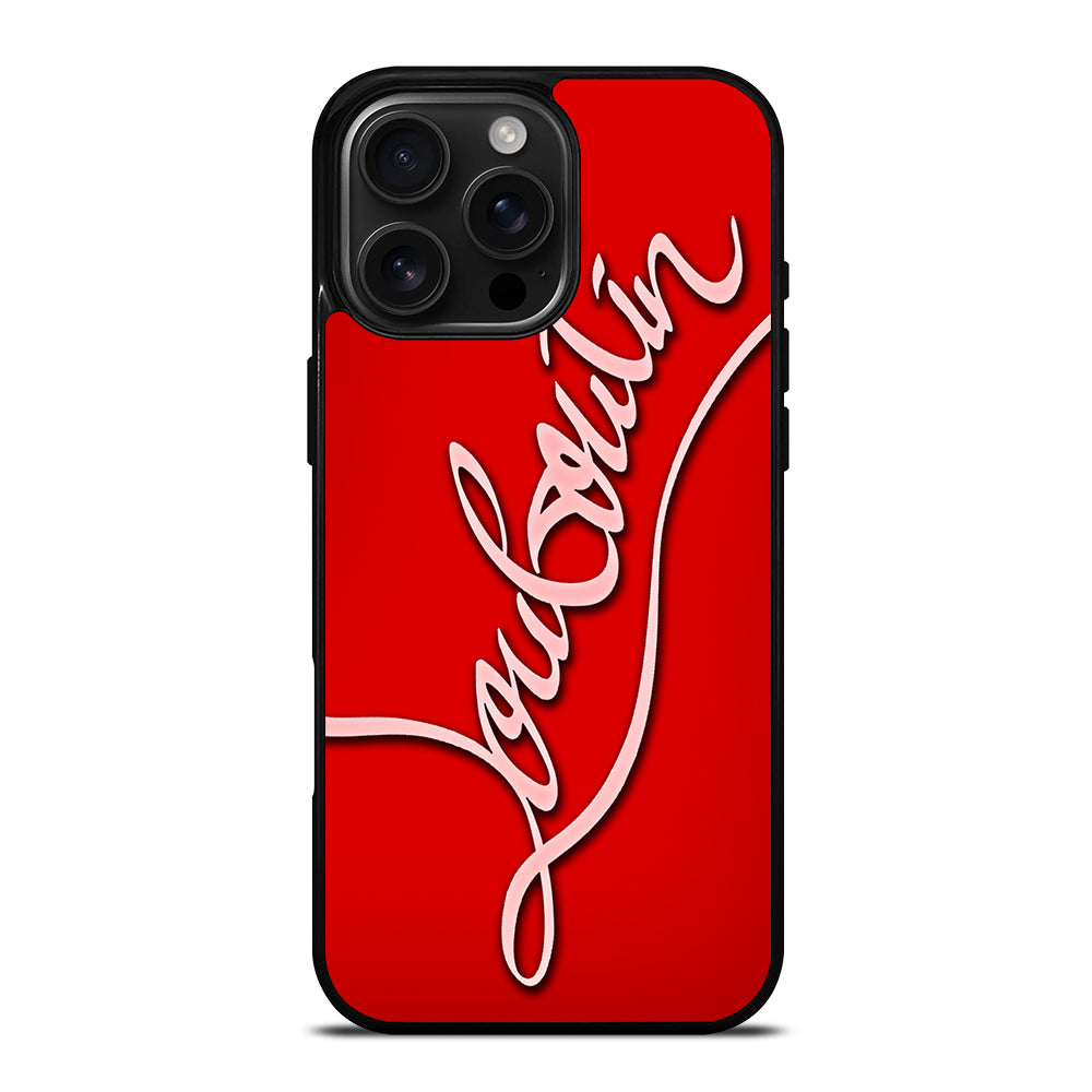 Red Louboutin iPhone 16 Pro Max Case