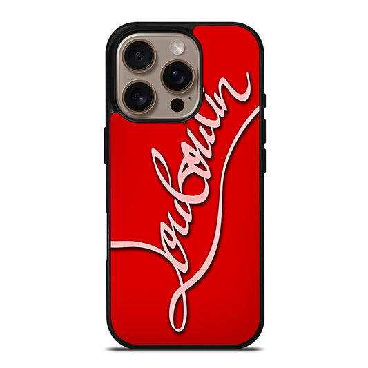 Red Louboutin iPhone 16 Pro Case