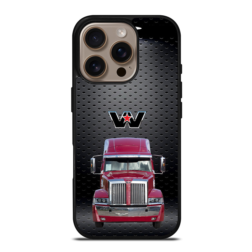 Red Western Star Truck iPhone 16 Pro Case