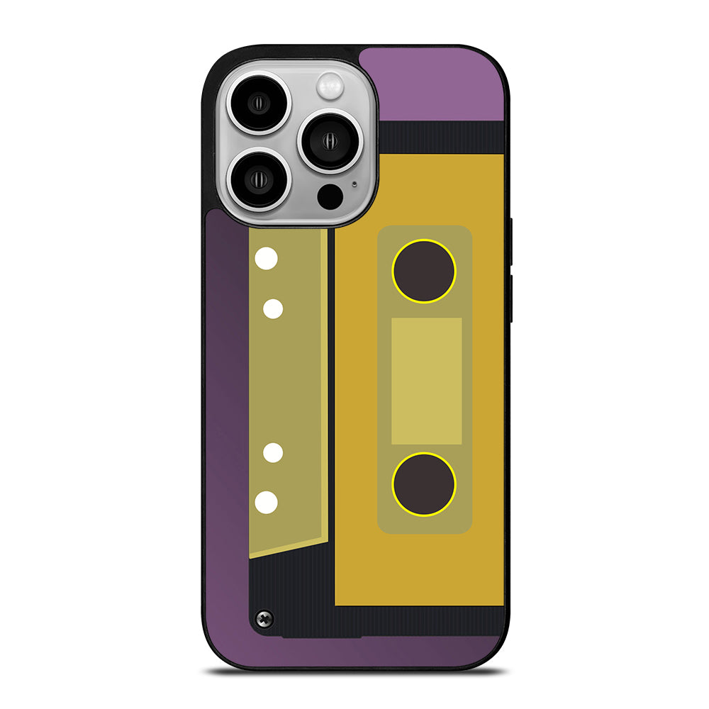 Retro Cassette Tape Vector iPhone 14 Pro Case