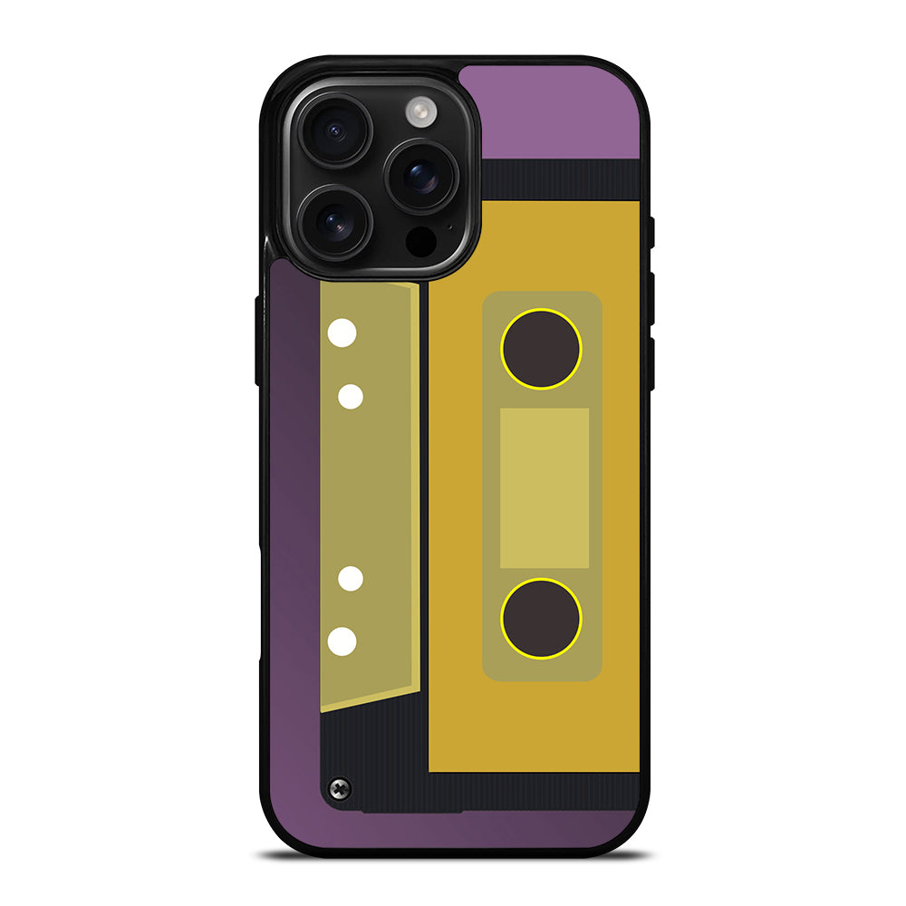 Retro Cassette Tape Vector iPhone 16 Pro Max Case