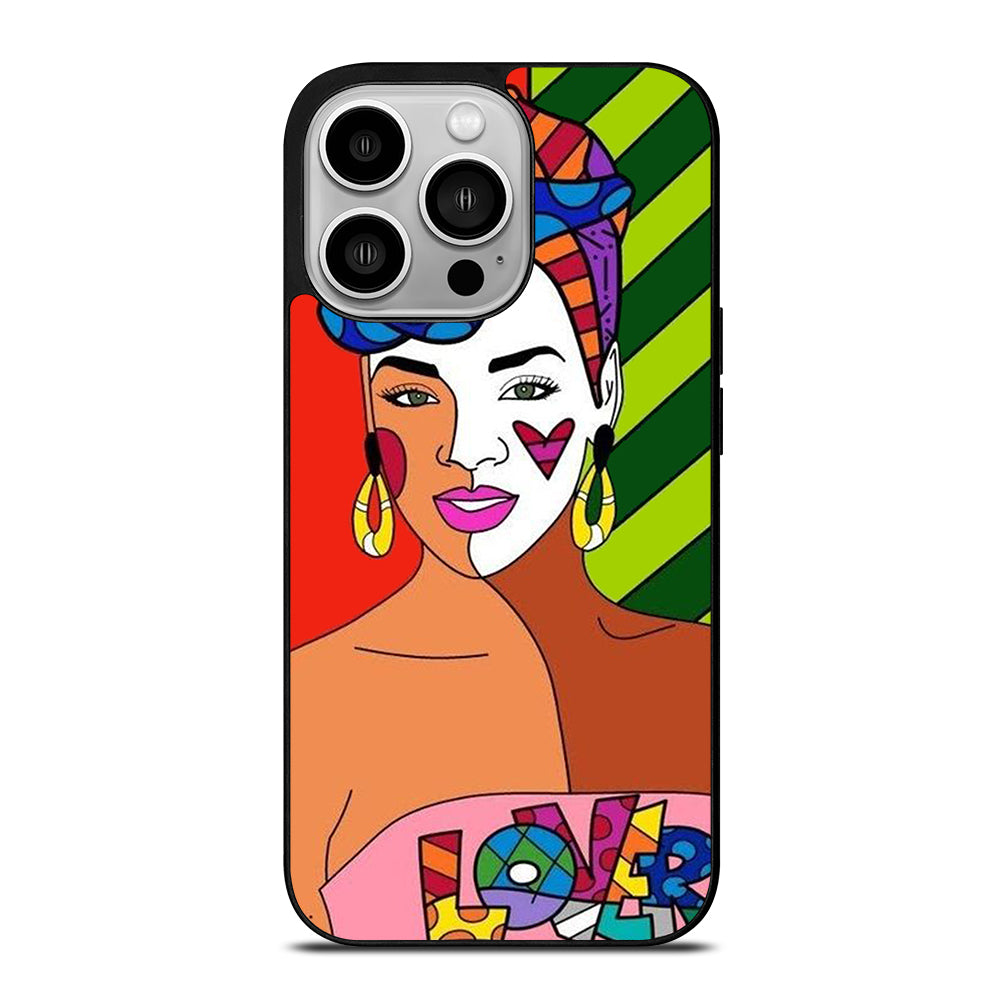 Romero Britto Lover iPhone 14 Pro Case