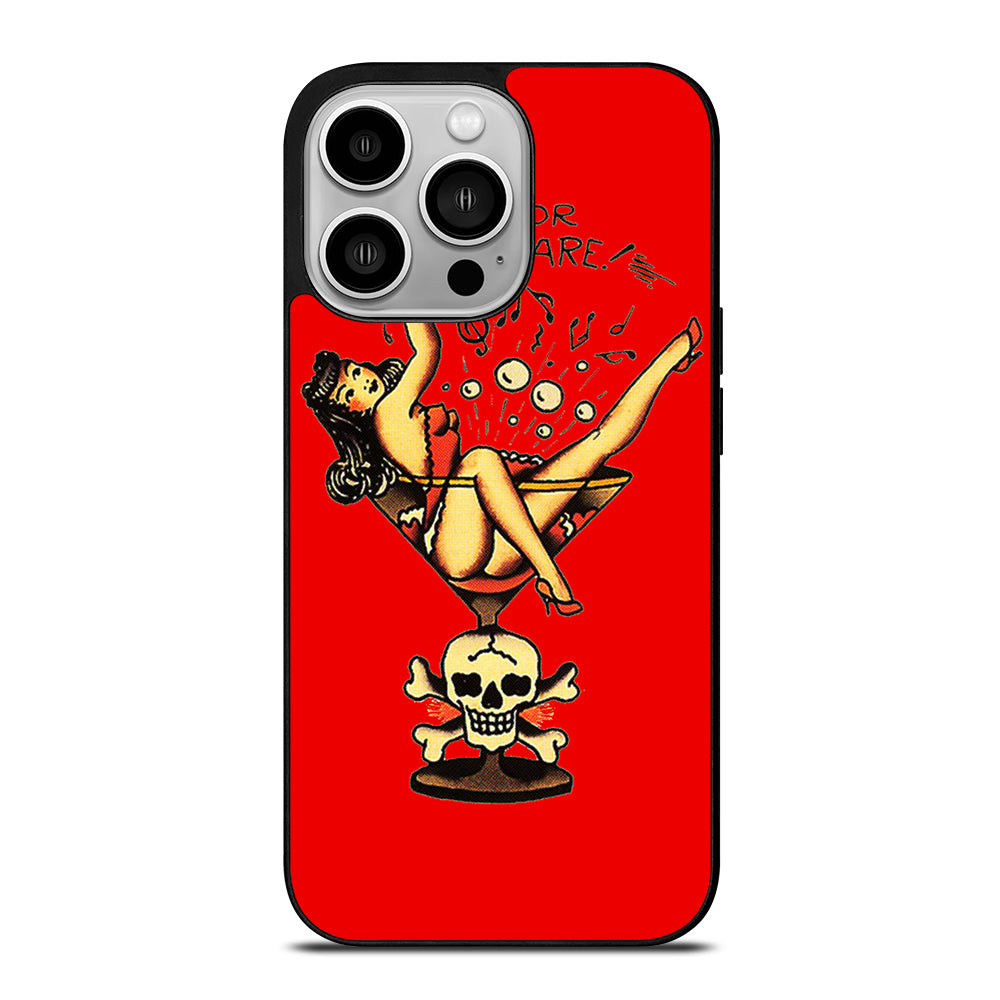 SAILOR JERRY BEWARE iPhone 14 Pro Case