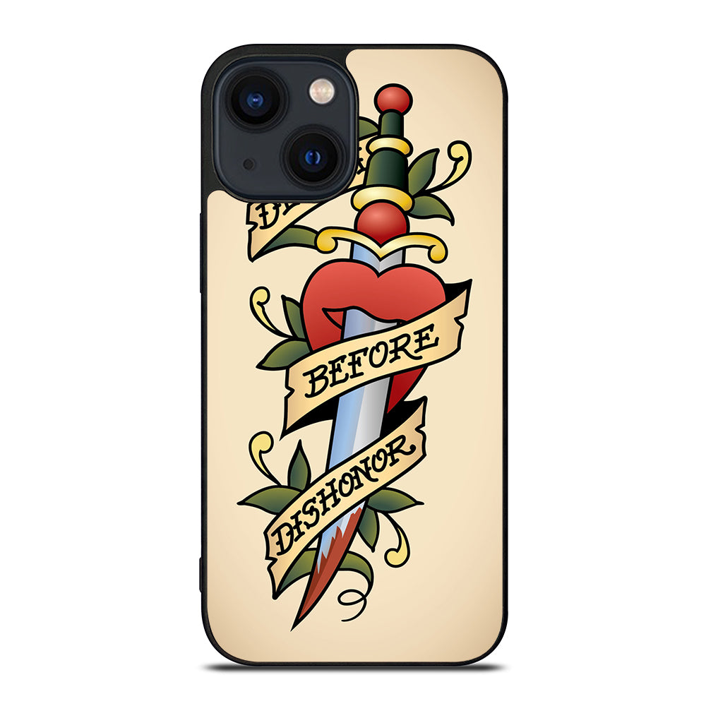 SAILOR JERRY DEATH BEFORE DISHONOR iPhone 14 Plus Case