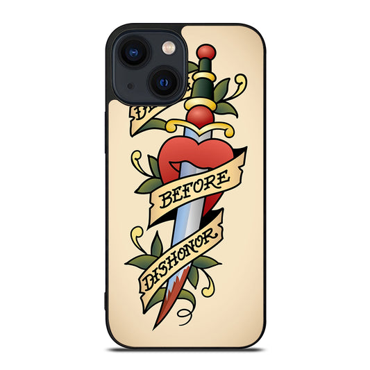 SAILOR JERRY DEATH BEFORE DISHONOR iPhone 14 Plus Case