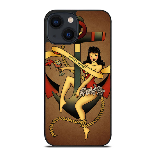 SAILOR JERRY WINE MENU iPhone 14 Plus Case