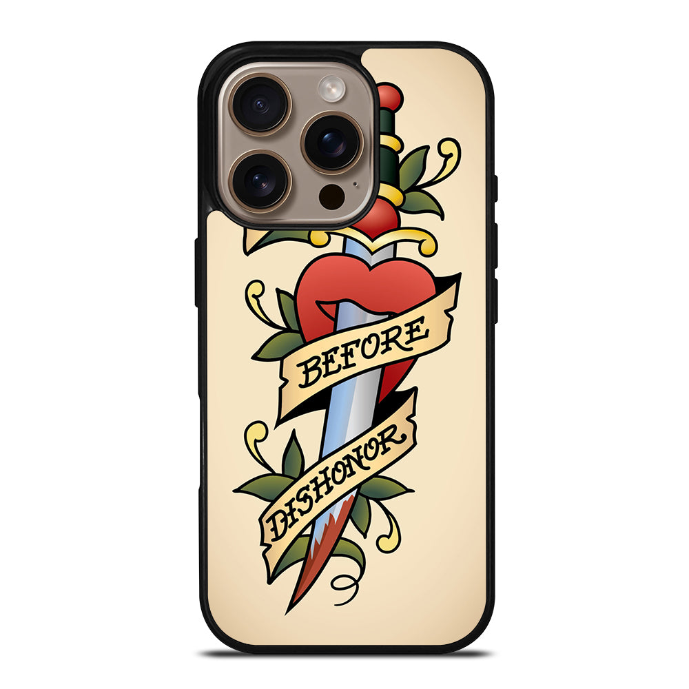 SAILOR JERRY DEATH BEFORE DISHONOR iPhone 16 Pro Case