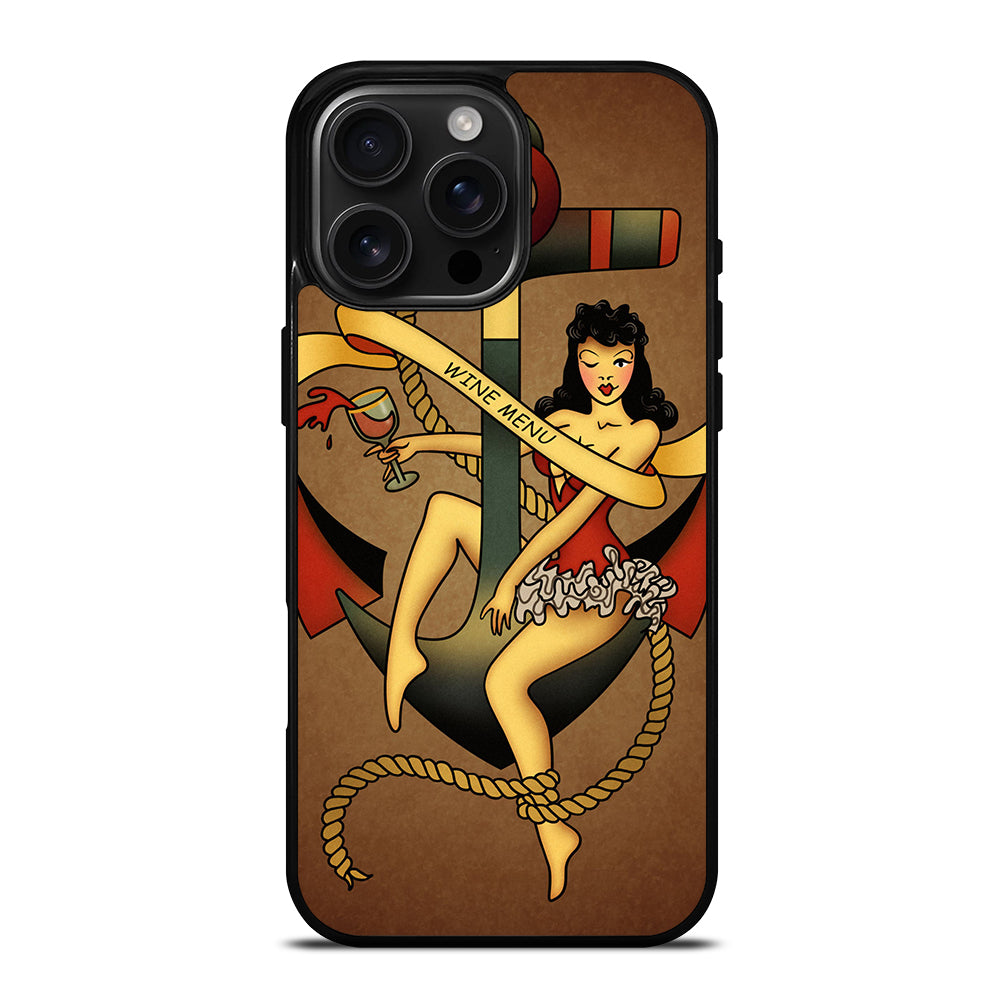 SAILOR JERRY WINE MENU iPhone 16 Pro Max Case